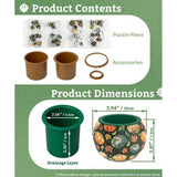 Puzzle - 3D - Flowerpot - Pumpkin Season
