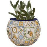 Puzzle - 3D - Flowerpot - Retro Tiles