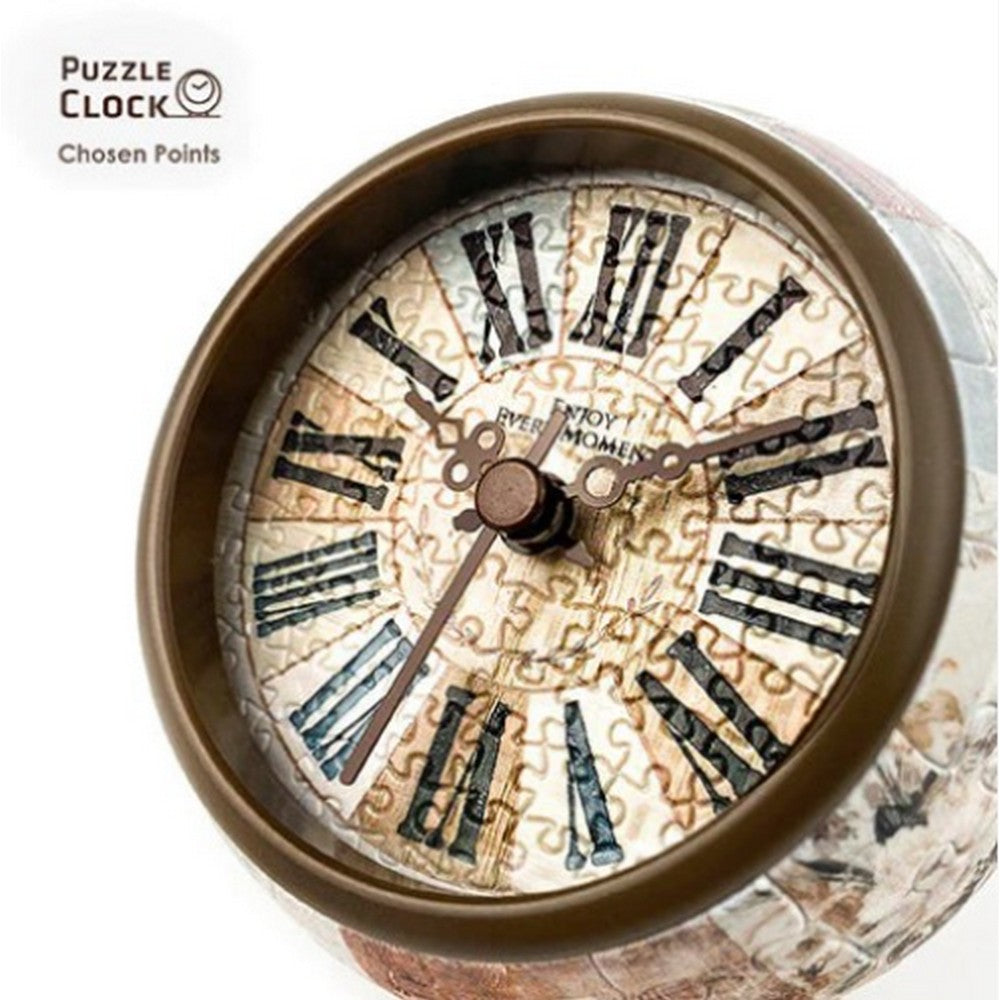 Puzzle - Clock - Country Brown