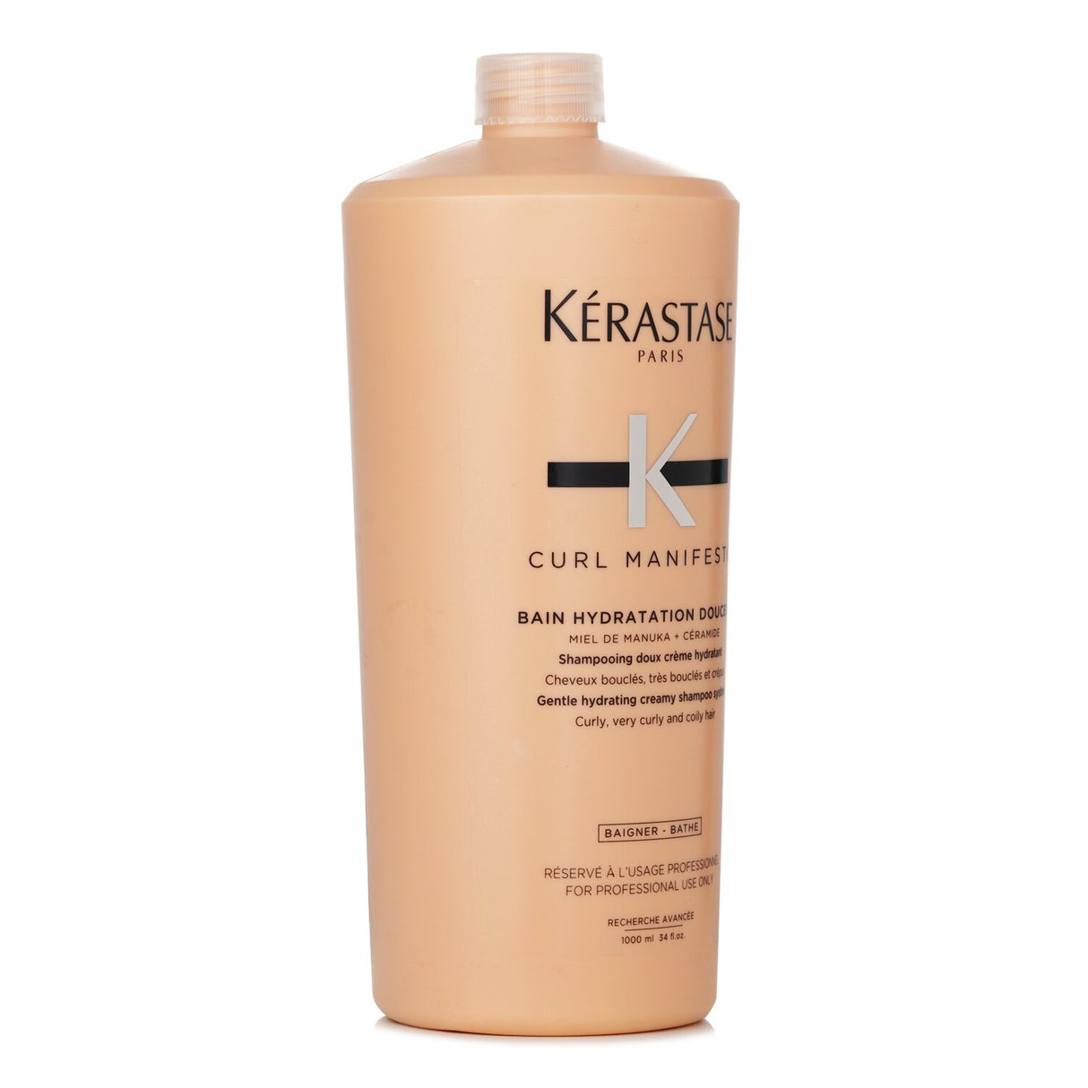 Gentle creamy shampoo for curly hair, enriched with Manuka Honey and Ceramide for frizz-free, defined curls.