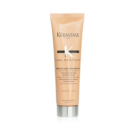 Ultra-lightweight leave-in cream for curly hair, enriched with Manuka Honey for hydration and frizz reduction.