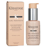 Kerastase Curl Manifesto Huile Sublime oil for curly hair, enriched with Manuka Honey for nourishment and frizz reduction.