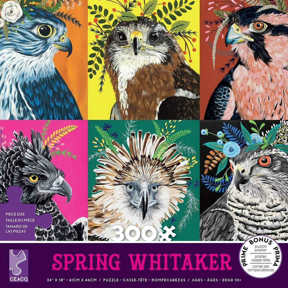 Puzzle - Ceaco - Spring Whitaker Birds 300Pcxl