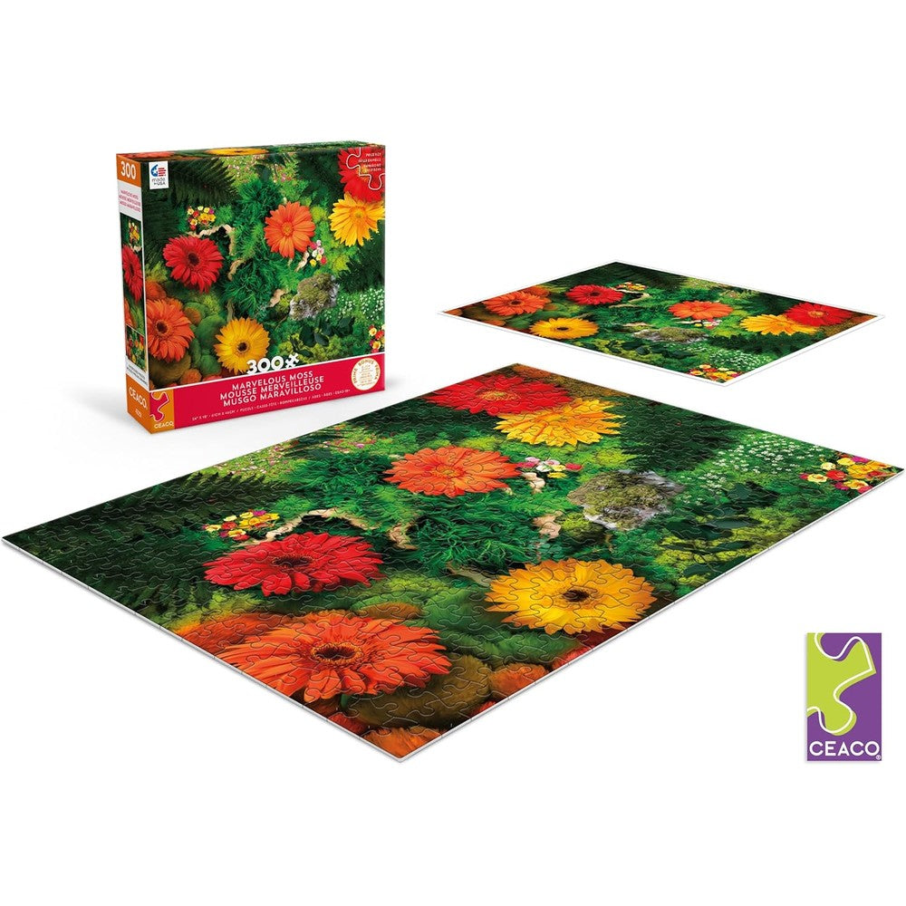 Puzzle - Ceaco - Marvelous Moss Chrysan;300Pcxl