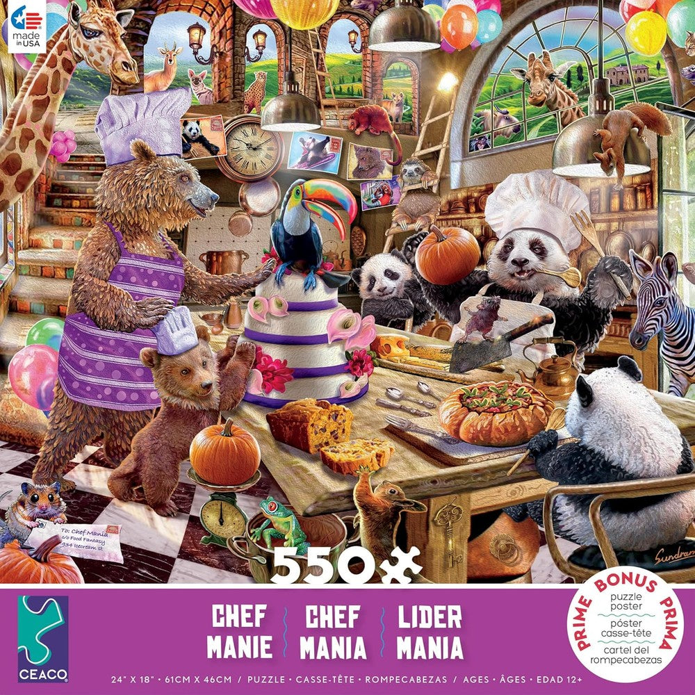 Puzzle - Ceaco - Chef Mania 550Pc