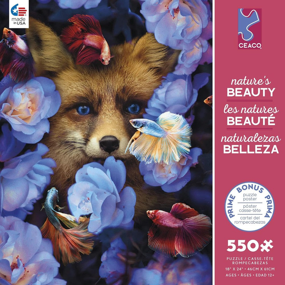 Puzzle - Ceaco - Nature's Beauty Fox & Fish 550