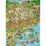 Puzzle - Ceaco - Comic Crowds Campsite 750Pc