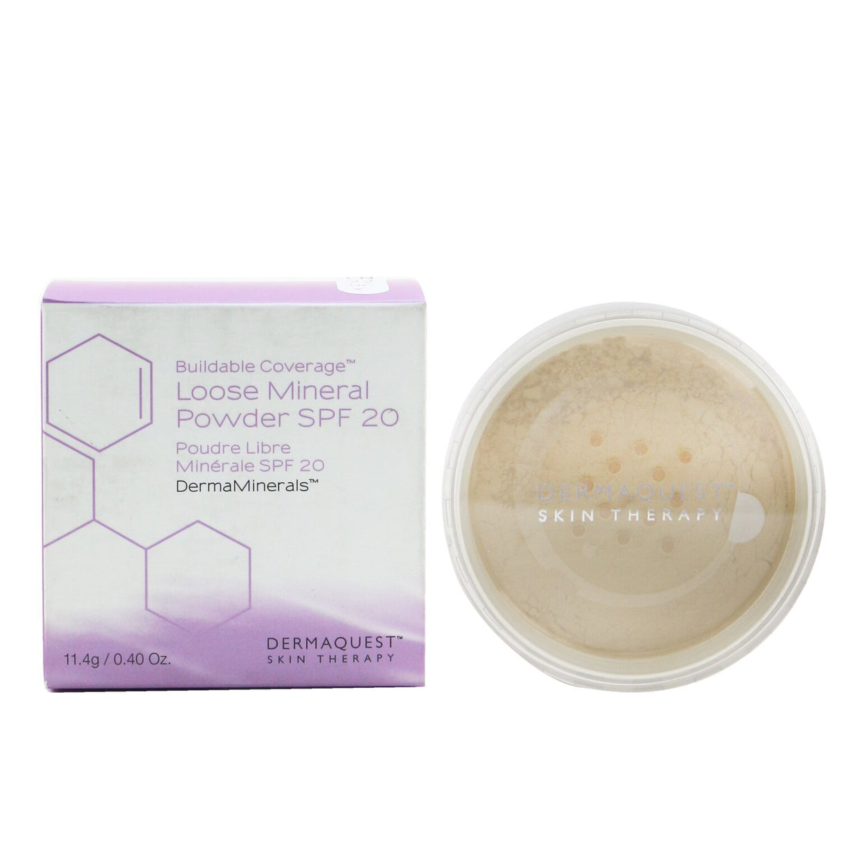 Loose mineral powder in #1C with SPF 20, providing buildable coverage and a radiant, youthful finish.