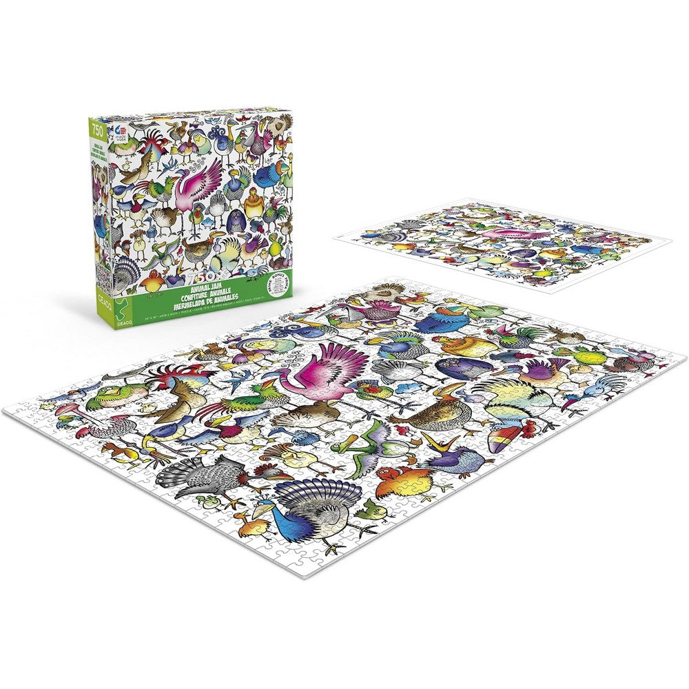Puzzle - Ceaco - Animal Jam Birds Galore 750Pc