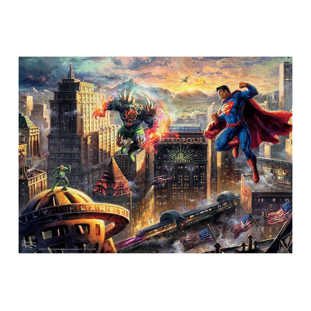 Puzzle - Ceaco - Kinkade Dc Superman 1000Pc