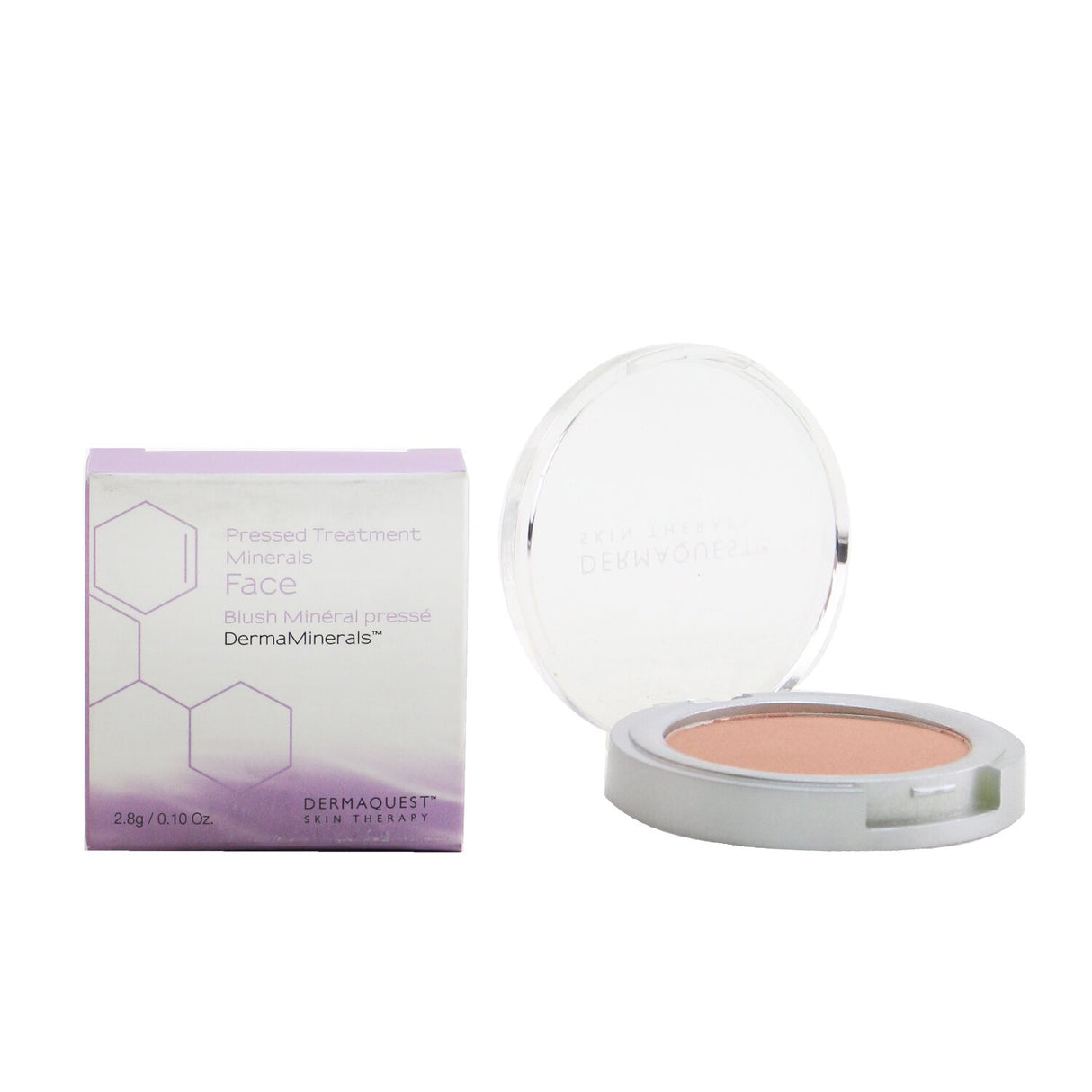 Mineral blush #Celestial by DermaQuest, offering a natural glow with skin-enhancing ingredients, perfect for sensitive skin.