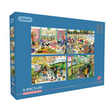 Gibsons - A Dog's Life 4 X 500 Piece - Jigsaw Puzzle