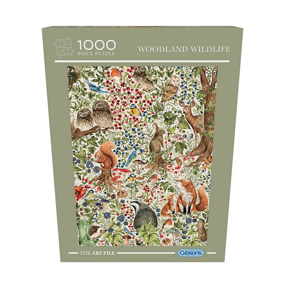 Puzzle - Gibsons - Art File Woodland Wildlife