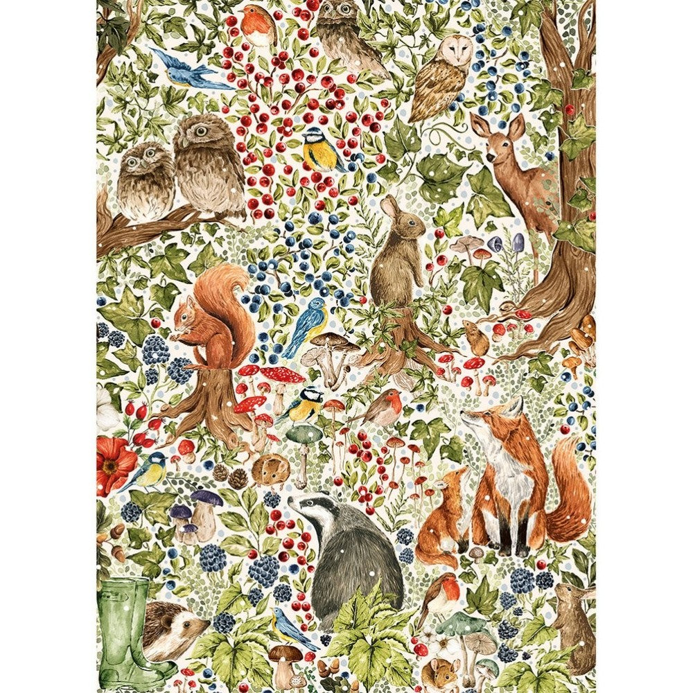 Puzzle - Gibsons - Art File Woodland Wildlife