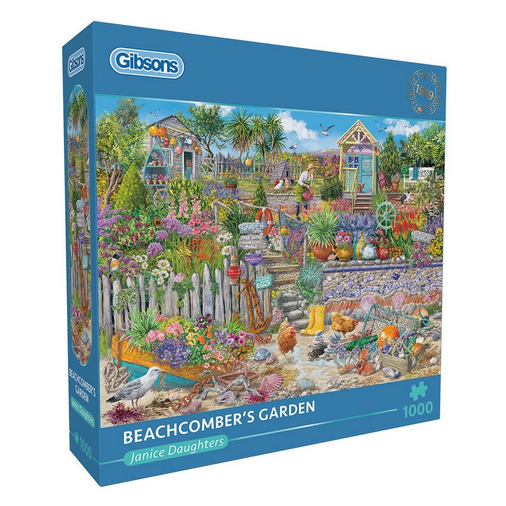 Gibsons - Beechcomber's Garden 1000 Piece - Jigsaw Puzzle