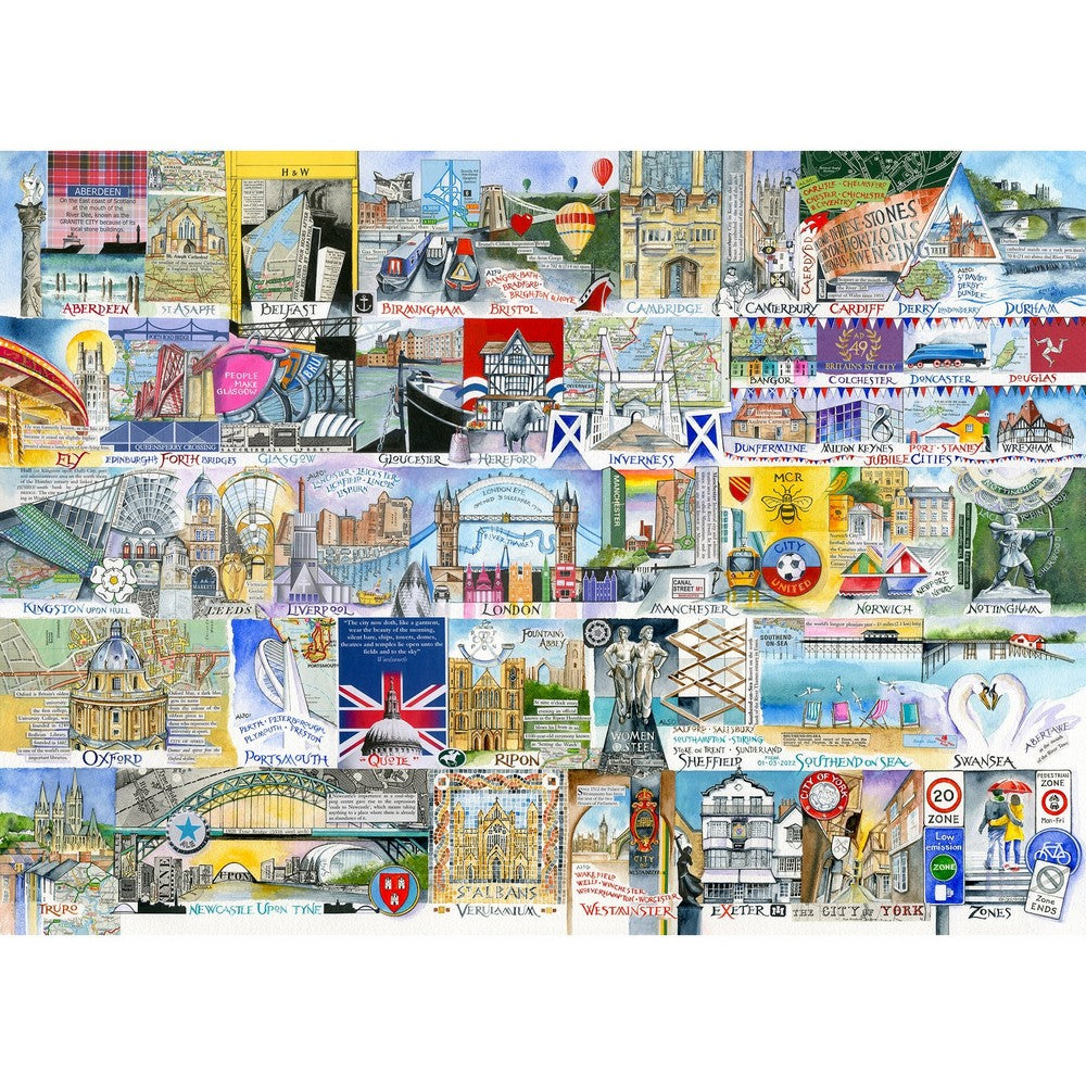 Puzzle - Gibsons - Bright Lights Big Cities 1000P