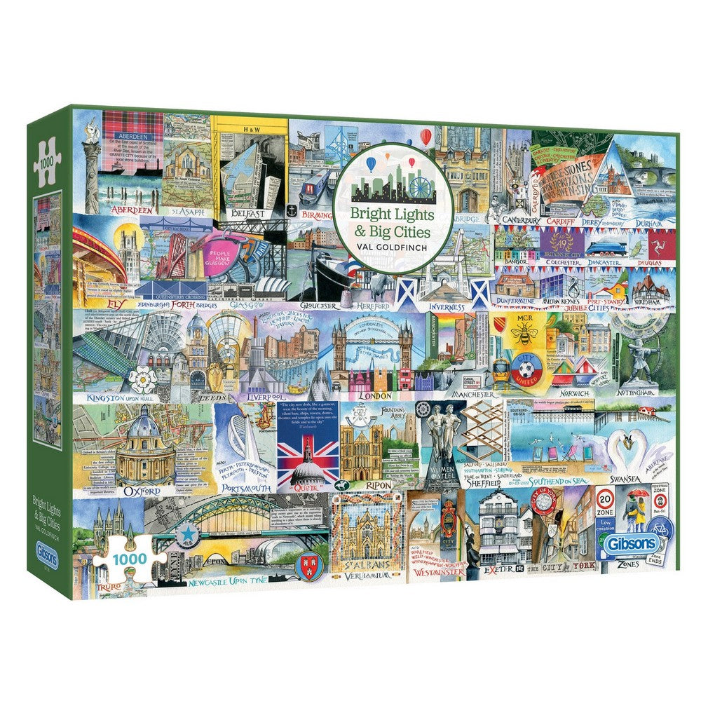 Puzzle - Gibsons - Bright Lights Big Cities 1000P