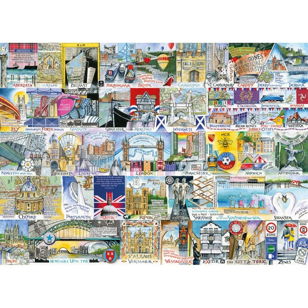 Puzzle - Gibsons - Bright Lights Big Cities 500Xl