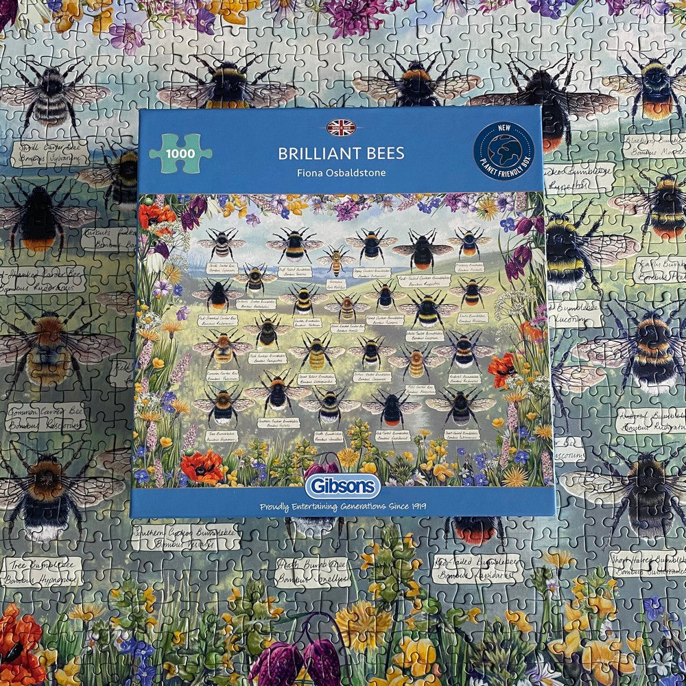 Puzzle - Gibsons - Brilliant Bees 1000Pc