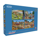 Gibsons - Call The Vet 4X500Pc - Jigsaw Puzzle