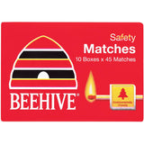 Beehive Matches Economy Pack 10pack