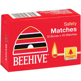 Beehive Matches Economy Pack 10pack