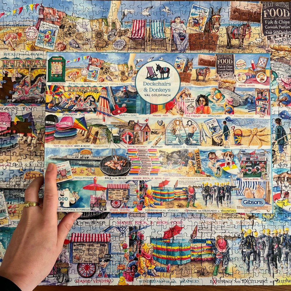 Puzzle - Gibsons - Deckchairs & Donkeys 1000Pc