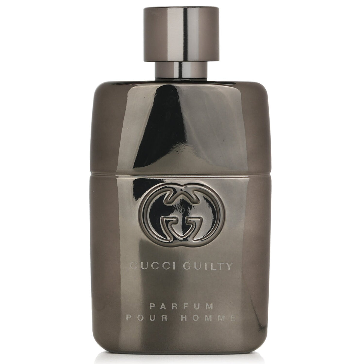 Gucci Guilty Pour Homme Parfum Spray 50ml, an amber woody scent with citrus and warm notes, ideal for any occasion.