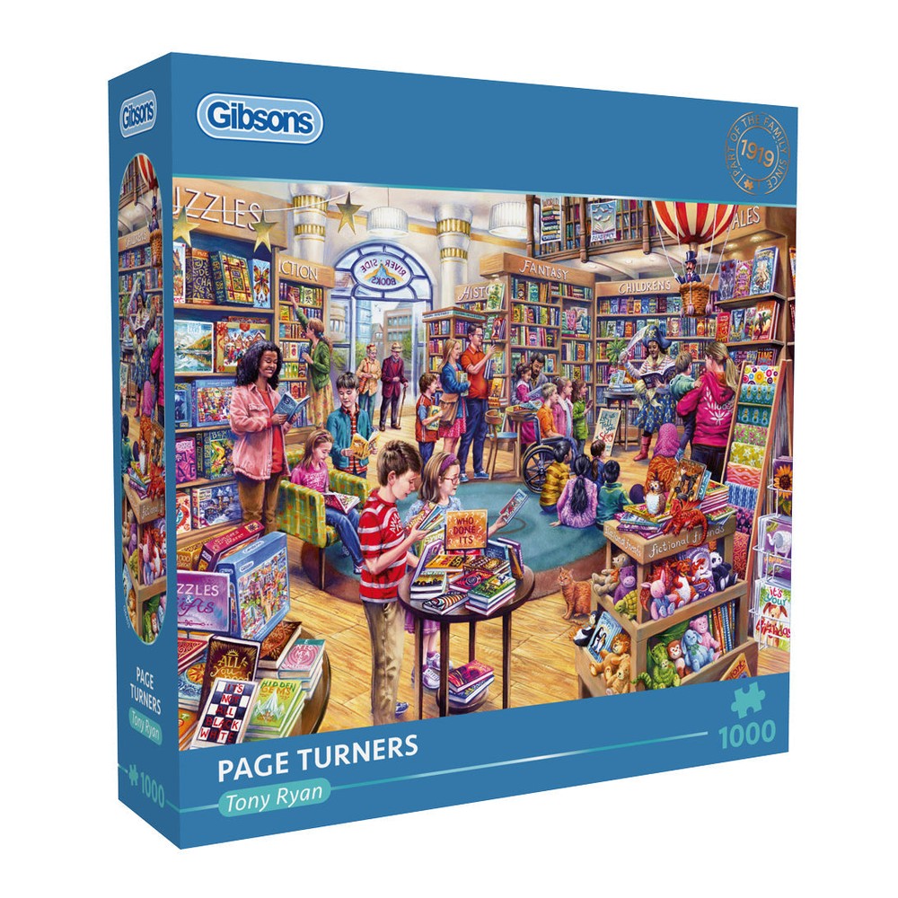 Gibsons - Page Turners 1000 Piece - Jigsaw Puzzle