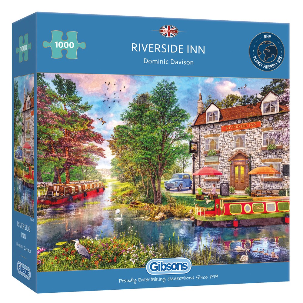 Gibsons - Riverside Inn 1000 Piece - Jigsaw Puzzle