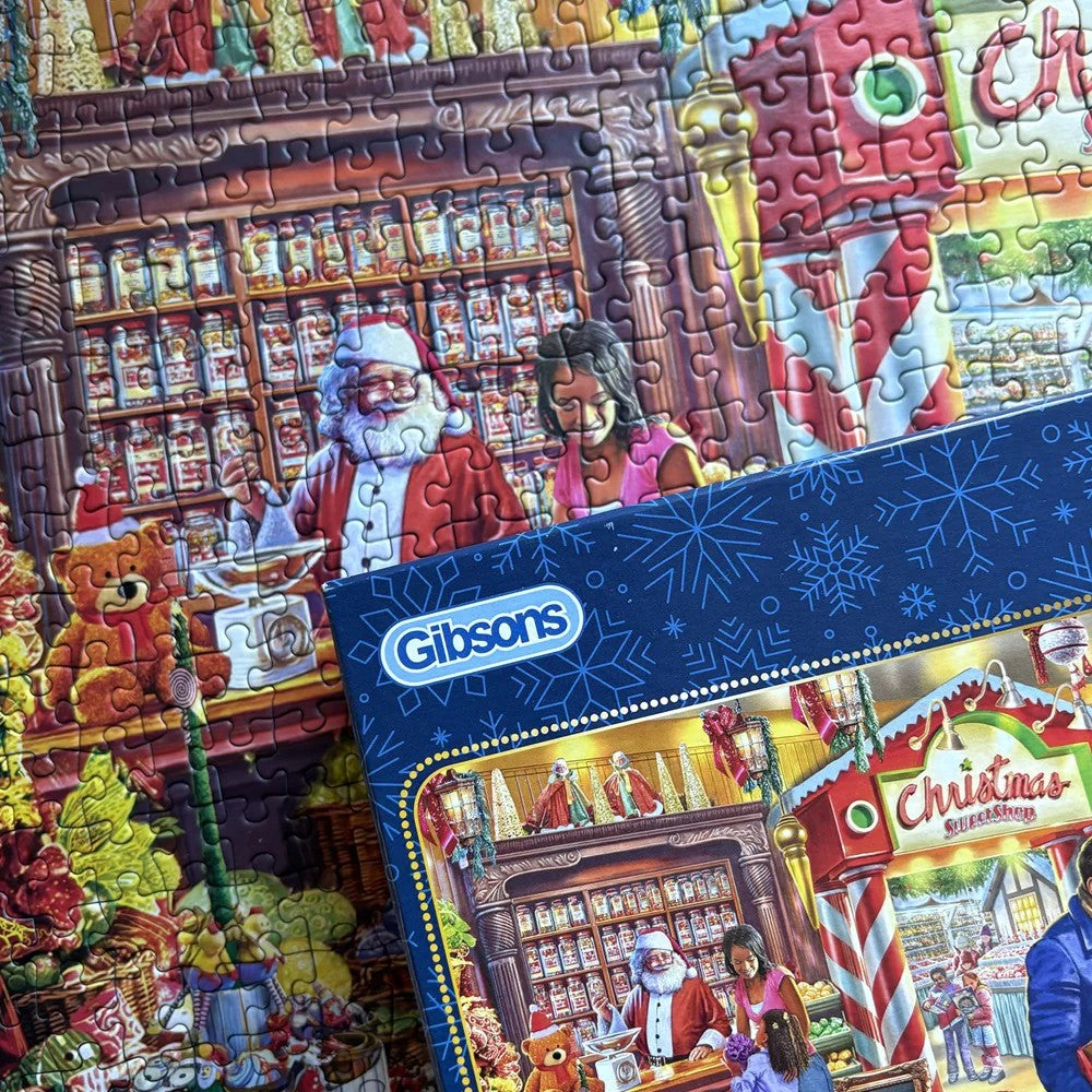 Puzzle - Gibsons - Santa's Sweetshop 1000Pc