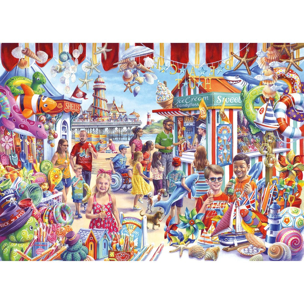 Puzzle - Gibsons - Seaside Souvenirs 1000Pc