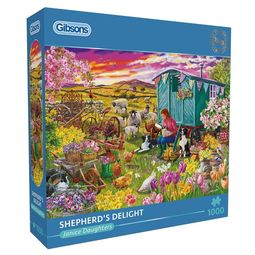 Gibsons - Shepherd's Delight 1000 Piece - Jigsaw Puzzle