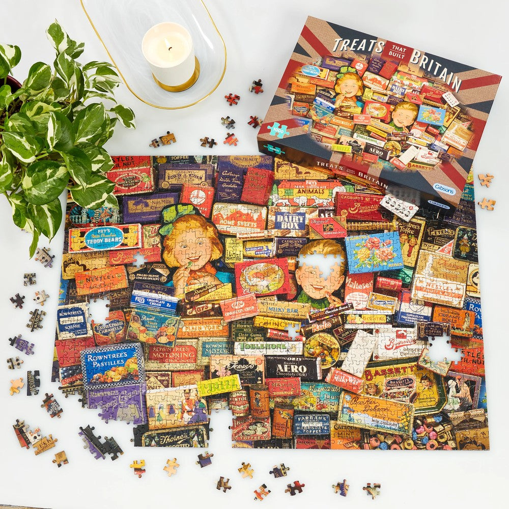 Puzzle - Gibsons - Treats That Built Britain 1000