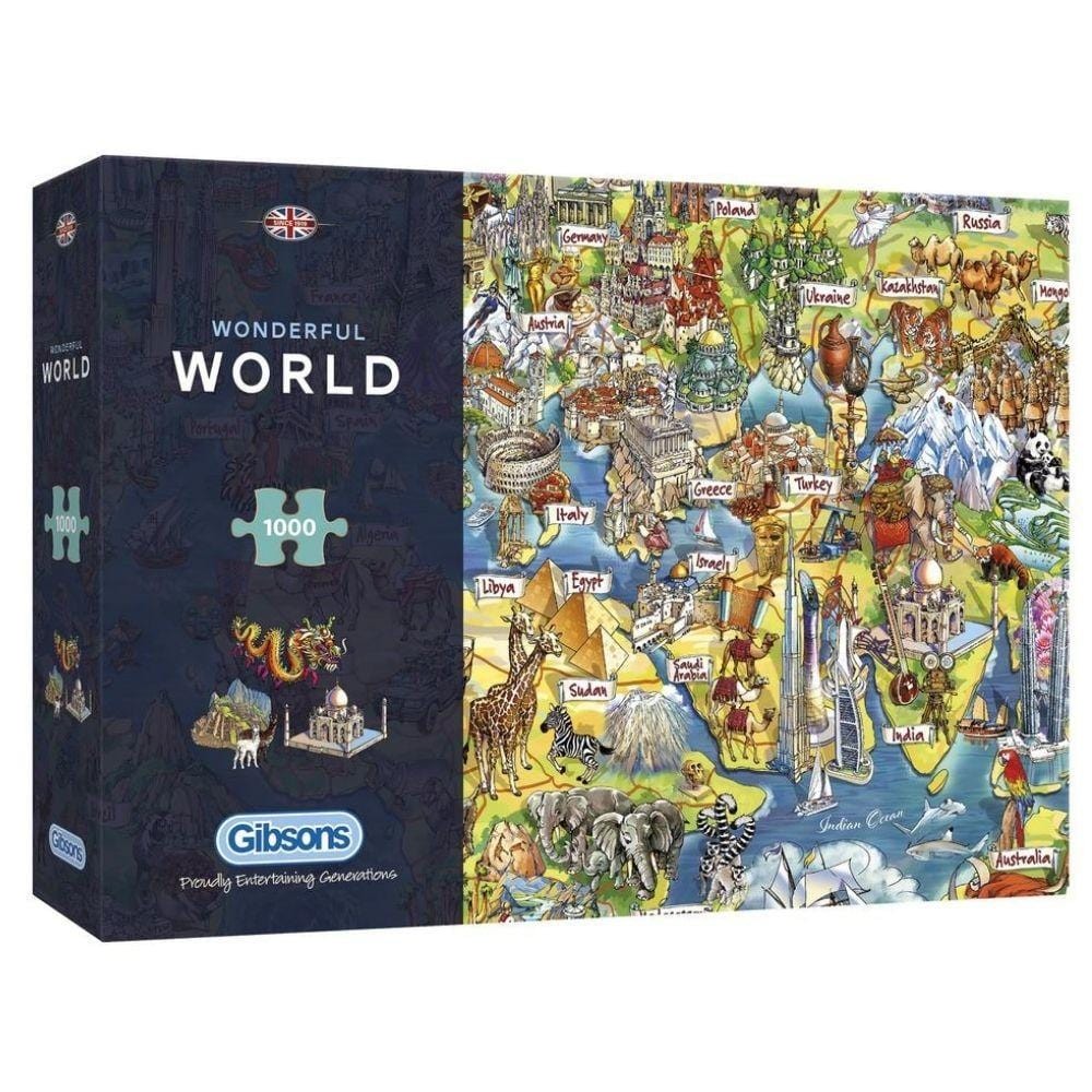 Gibsons - Wonderful World 1000 Piece - Jigsaw Puzzle