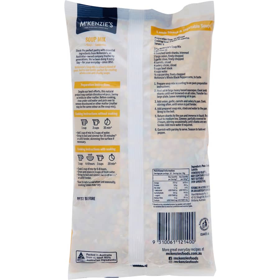 Mckenzie's Soup Mix  500g