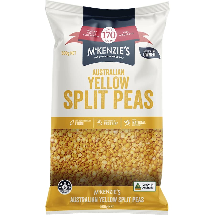 Mckenzie's Split Peas Yellow 500g