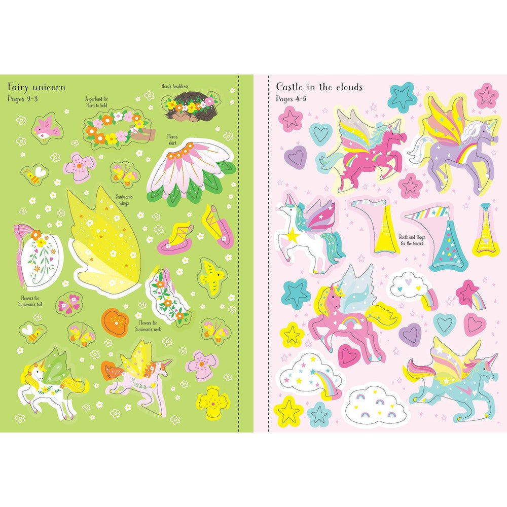 Sticker Dressing Unicorns