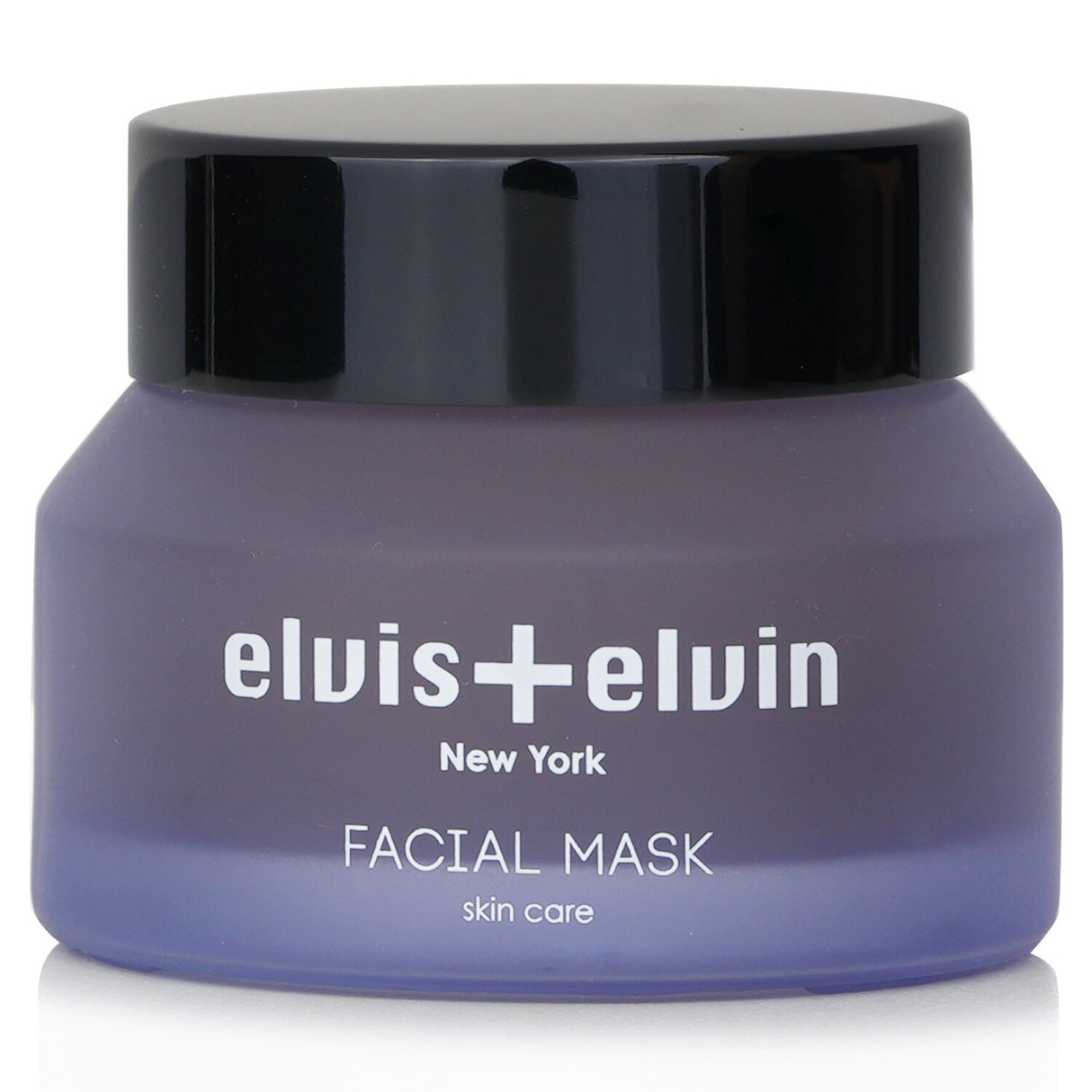 Elvis + Elvin Facial Mask in a 50ml tube, featuring botanical extracts for hydration and a soothing lilac fragrance.