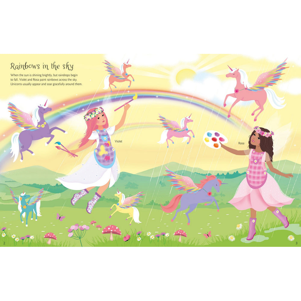 Sticker Dolly Dressing Unicorn