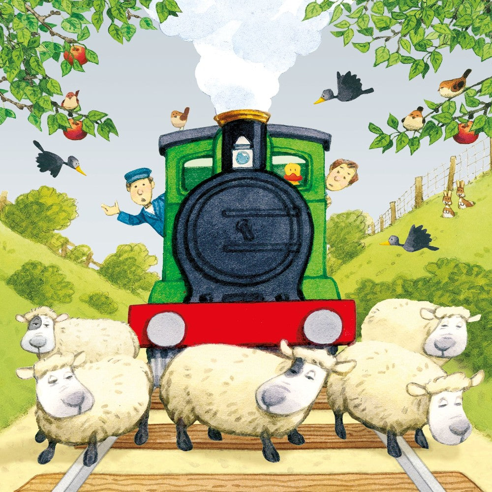 Trains Book & 3 Jigsaws