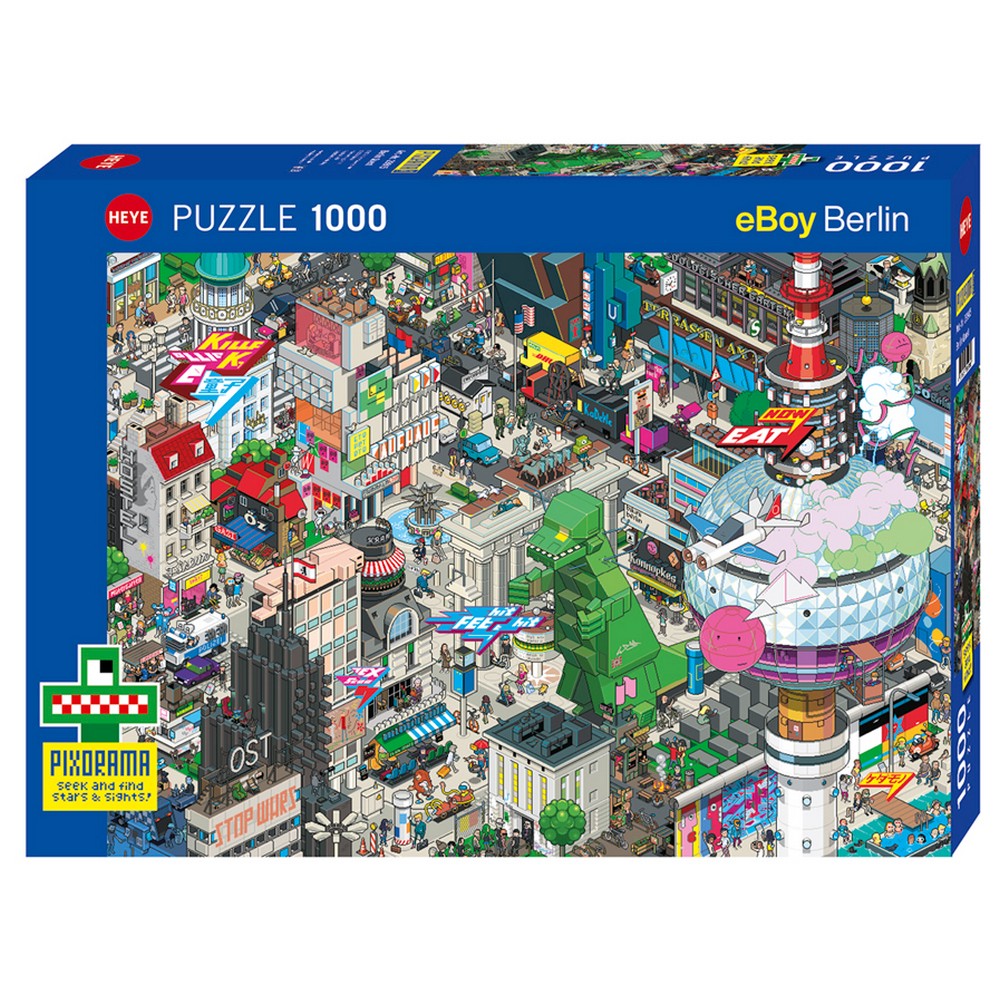 Heye - Eboy; Berlin Quest 1000 Piece - Jigsaw Puzzle