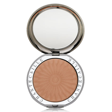 Chantecaille Perfect Blur Finishing Powder in Medium/Deep, an ultra-fine formula for a weightless, flawless finish.