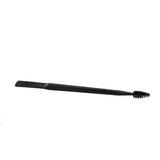 Dual-ended brow styling tool with spoolie brush and spatula for precise application and flawless, sculpted brows.