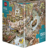 Puzzle - Heye - Triangular Box - Gobel/Knorr;Say Cheese! 1500Pc