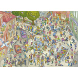 Puzzle - Heye - Triangular Box - Mitgutsch; Mobile Zombies 1000