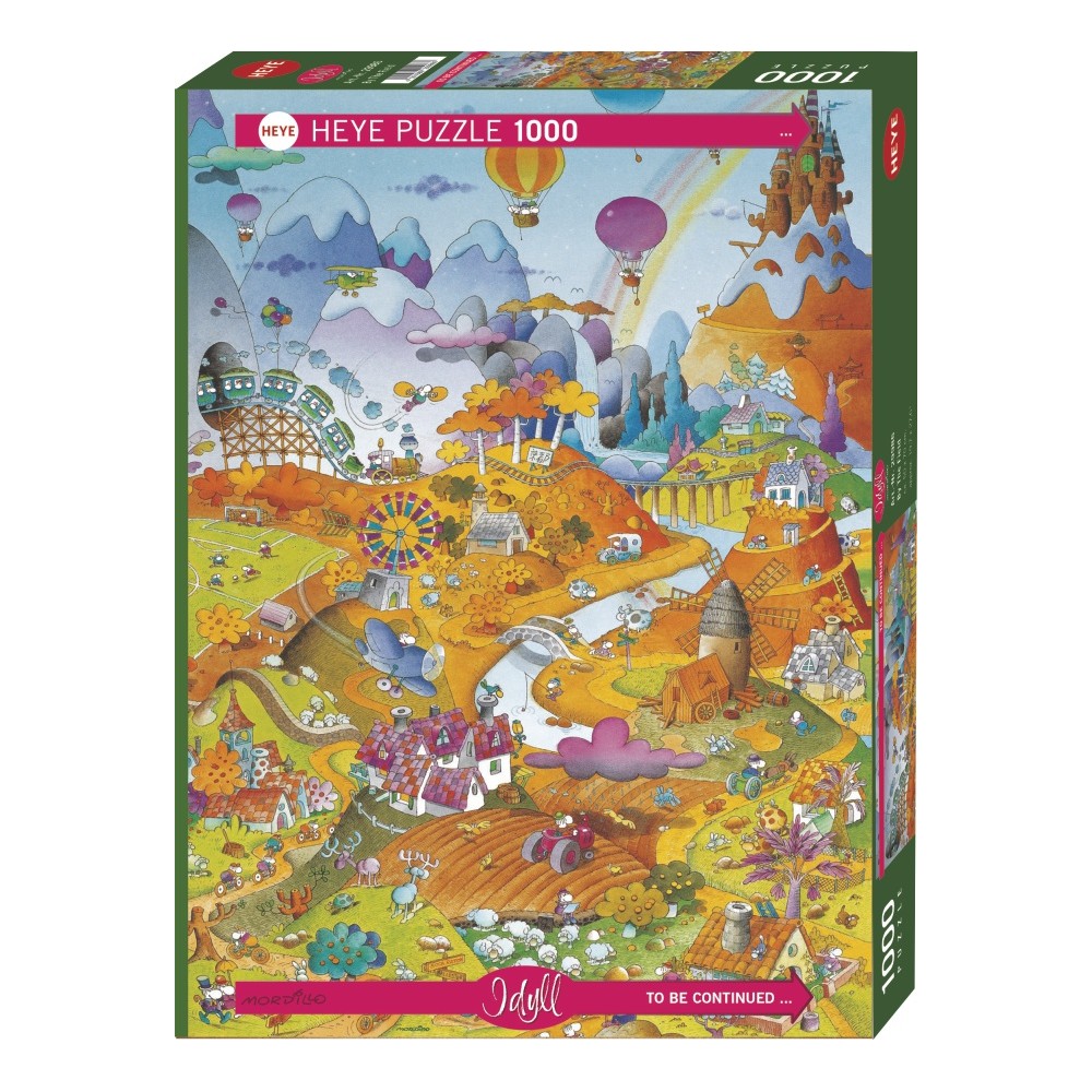 Heye - Mordillo; Idyll Field 1000 Piece - Jigsaw Puzzle