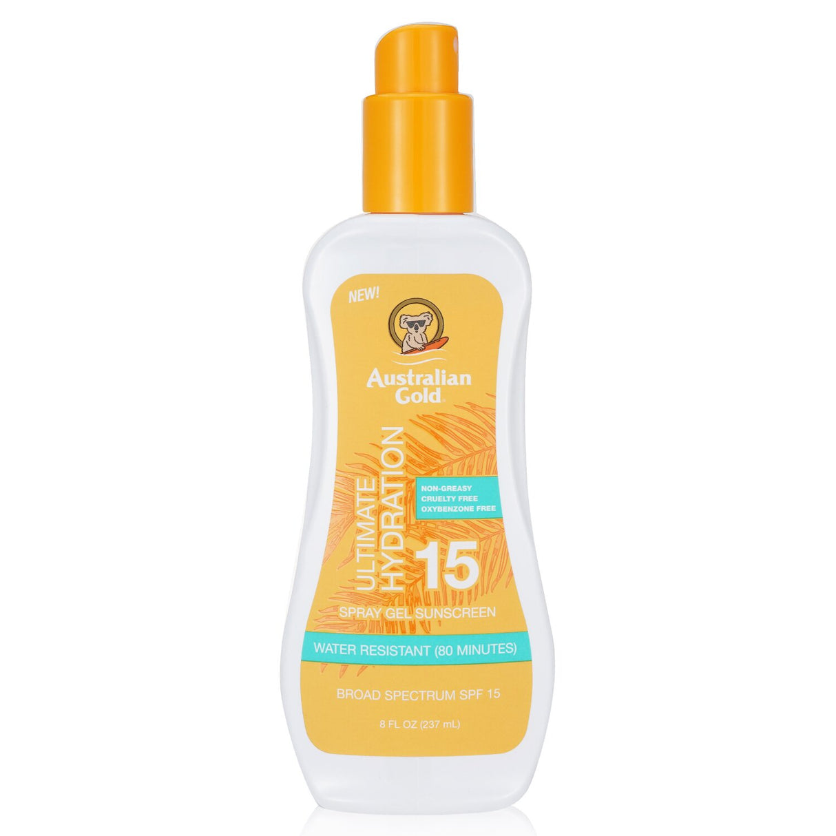 Australian Gold - Spray Gel Sunscreen SPF 15 (Ultimate Hydration)  - 237ml/8oz