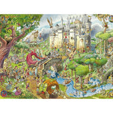 Heye - Triangular Box - Prades; Fairytale 1500 Piece - Jigsaw Puzzle
