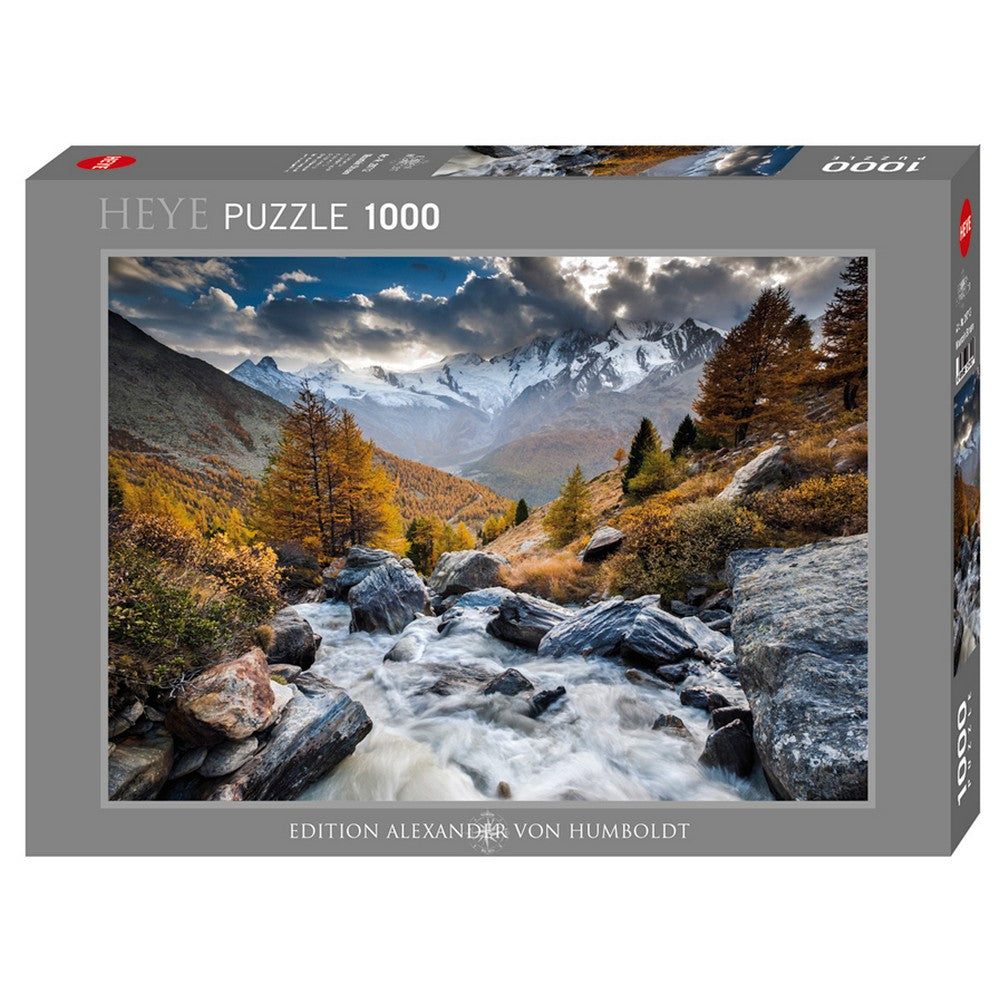 Heye - Von Humboldt; Mountain Stream - Jigsaw Puzzle